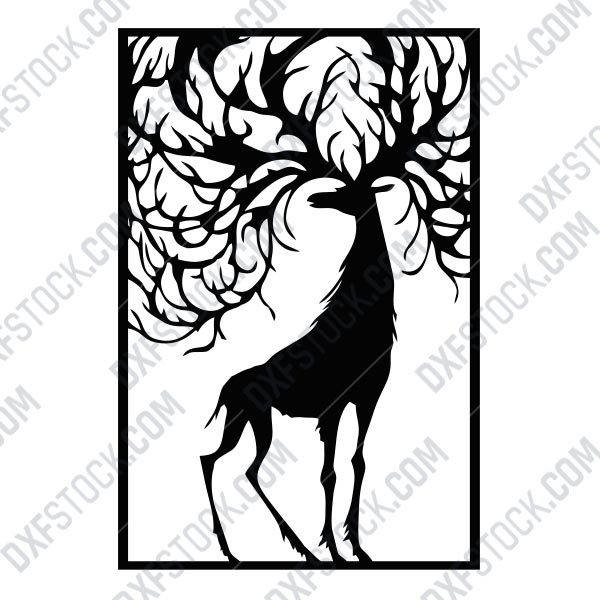 dxfstockcom-cnc-best-design-deer-2