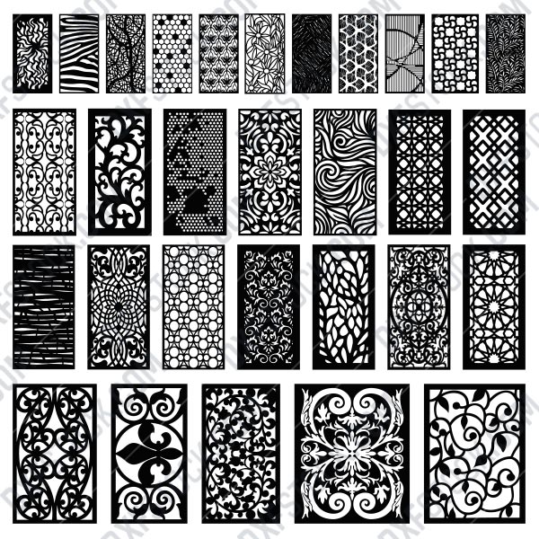 DXF CDR Files DXF File For CNC Router Plasma panel Pattern Ready to Cut 