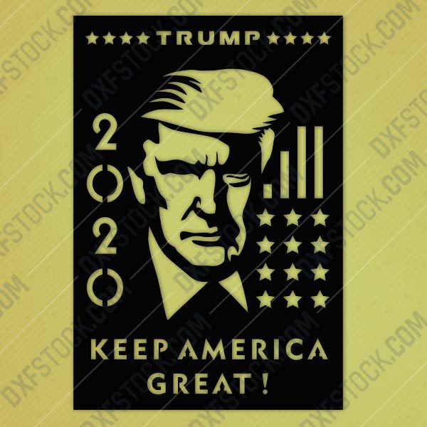 dxfstockcom-cnc-trump-2020-usa-america-design-2