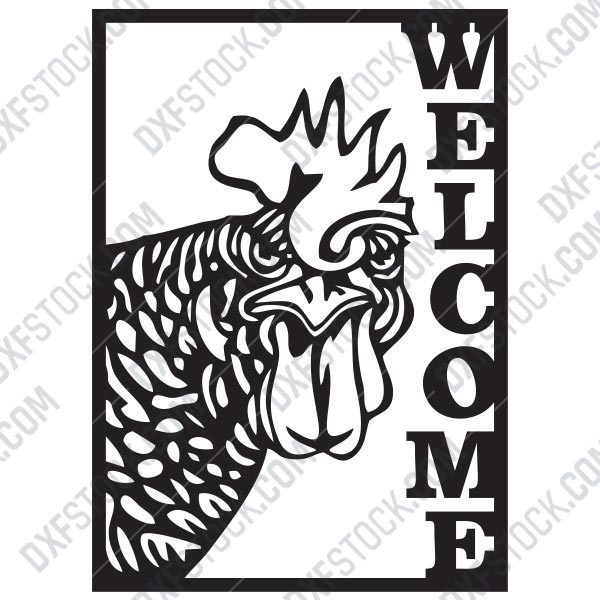 dxfstockcom-cnc-welcome-chicken-rooster-123-1