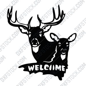 dxfstockcom-cncwelcom-deers-design-1