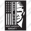 TRUMP 2020, Keep America Great files – EPS AI SVG DXF CDR