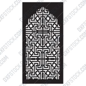 Pattern panel screen Design files - EPS AI SVG DXF CDR R00152