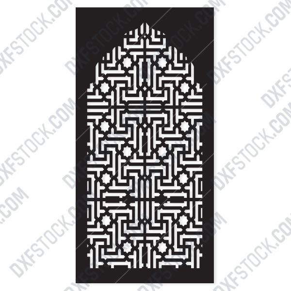 Pattern panel screen Design files - EPS AI SVG DXF CDR R00152