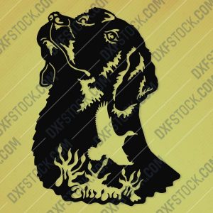 Engraving Dog Vector Design file - EPS AI SVG DXF CDR