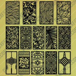 Panels Patterns And Scenes Decorative DXF SVG CDR EPS PNG AI P057