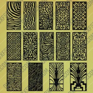 Panels Patterns And Scenes Decorative DXF SVG CDR EPS PNG AI P058