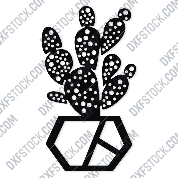 Download Cactus Wall Vector Design file - DXF SVG EPS AI CDR - DXF ...
