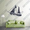 Sailboat Modern Steel Wall Art Vector Design file - DXF SVG EPS AI CDR