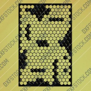 Honeycomb Pattern Design files - DXF SVG EPS AI CDR