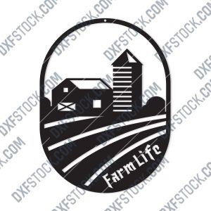 Farme Life Design files - DXF SVG EPS AI CDR