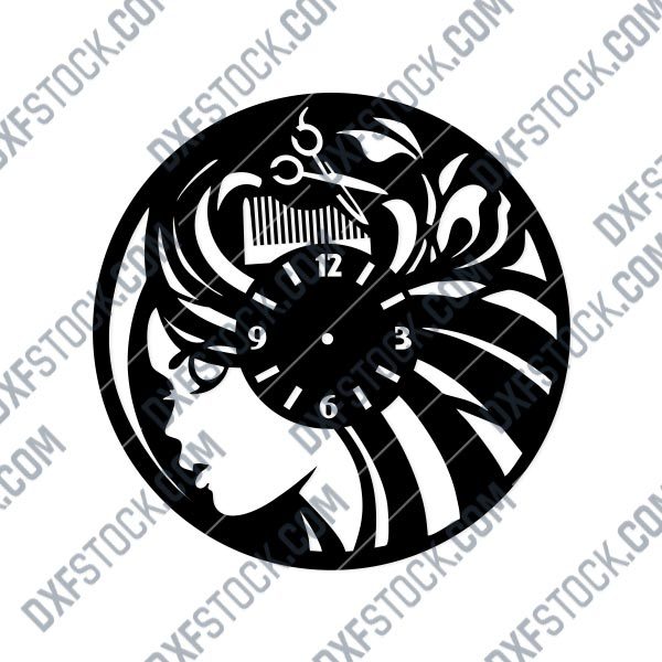 Router EPS File For CNC Plasma laser 50 Nice clocks design ALL COLLECTION DXF 