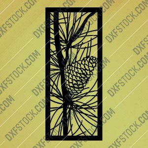 Panel Pattern Decorative DXF SVG CDR EPS PNG AI P093
