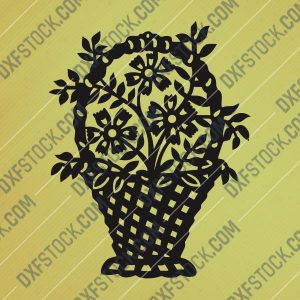 Bouquet of flowers Vector Design files - DXF SVG EPS AI CDR