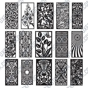 Panels Patterns And Scenes Decorative DXF SVG CDR EPS PNG AI P0220