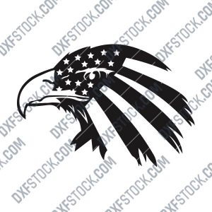 American Eagle Design files P0227 - DXF SVG EPS AI CDR