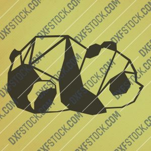 Panda design files – DXF SVG EPS AI CDR