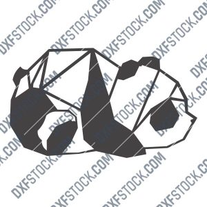 Panda design files – DXF SVG EPS AI CDR