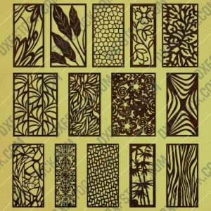 Panels patterns and scenes decorative DXF SVG CDR EPS PNG AI P0047