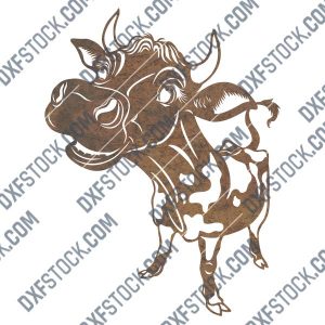 Symbol of 2021 bull design files - DXF SVG EPS AI CDR