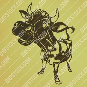 Symbol of 2021 bull design files - DXF SVG EPS AI CDR