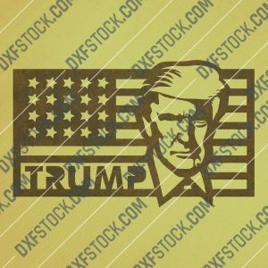 Donald Trump - Make America Great Again - DXF SVG EPS AI CDR