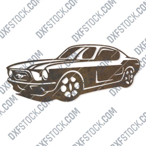 Old car vector design files - DXF SVG EPS AI CDR