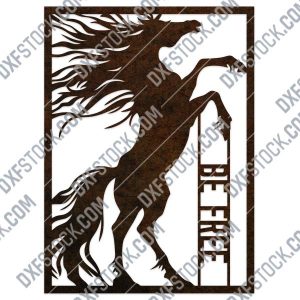 Be free Horse vector design files - DXF SVG EPS AI CDR