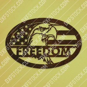 Eagle freedom design files - DXF CDR EPS AI SVG