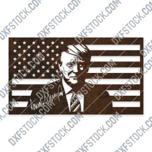 Signature TRUMP vector files - EPS AI SVG DXF CDR