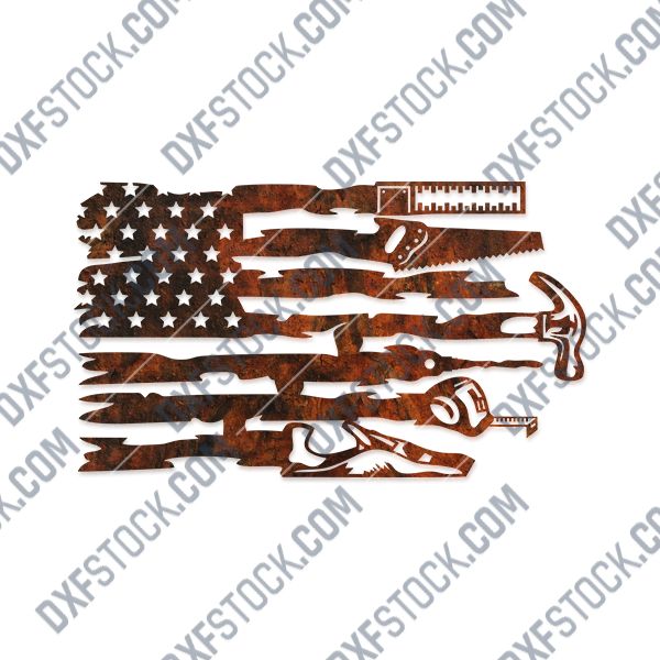 American flag usa tools design files