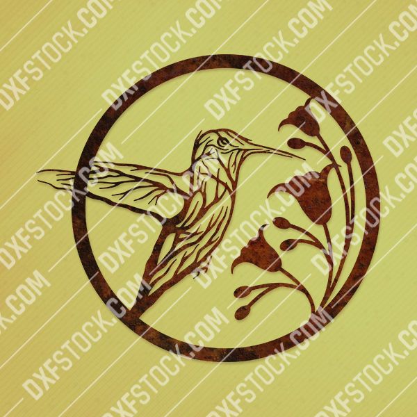 Hummingbird vector design files