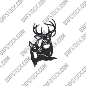 Deer DXF File Preview