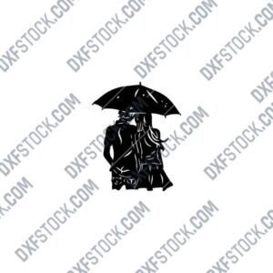 Under the Umbrella DXF Art