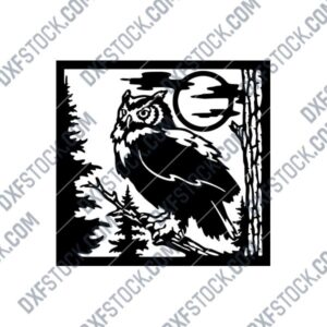 Owl DXF File