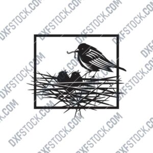 Birds in the Nest DXF Files