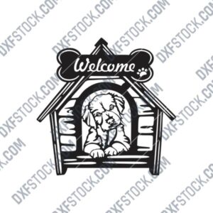 Dog House Welcome Sign