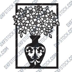 Flower Vase DXF Files