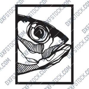 Fish Wall Decor DXF Files